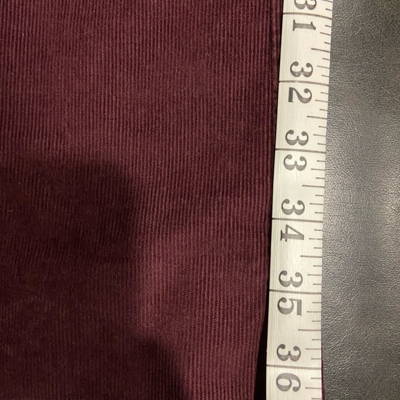 Gap Corduroy Pants (color is like a deep plum) - Picture 6 of 6